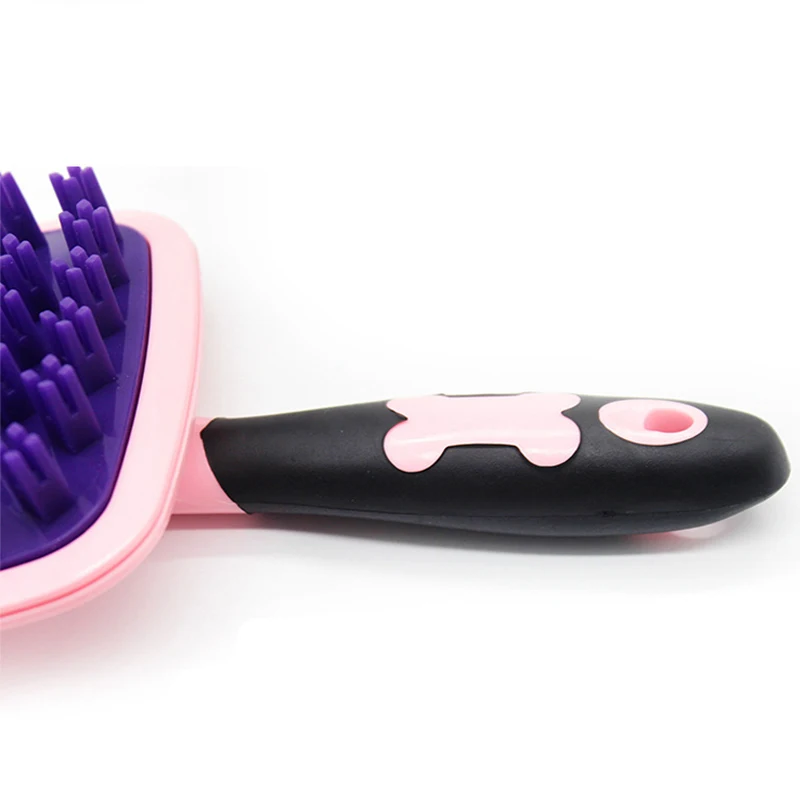 Высококачественная силиконовая стрижка кошек и собак Расческа Щетка для купания