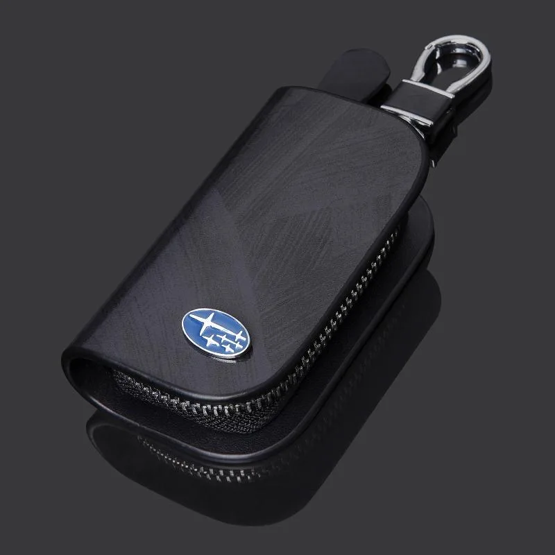 Кожаный чехол для ключей с логотипом автомобиля кошелек Subaru XV Forester Outback Impreza WRX BRZ