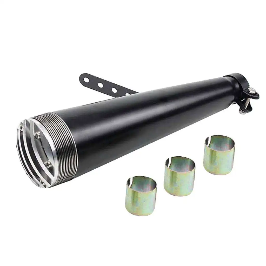 

45mm Motorcycle Exhaust Pipe With 3 adapters Easy to Install fit for Harley