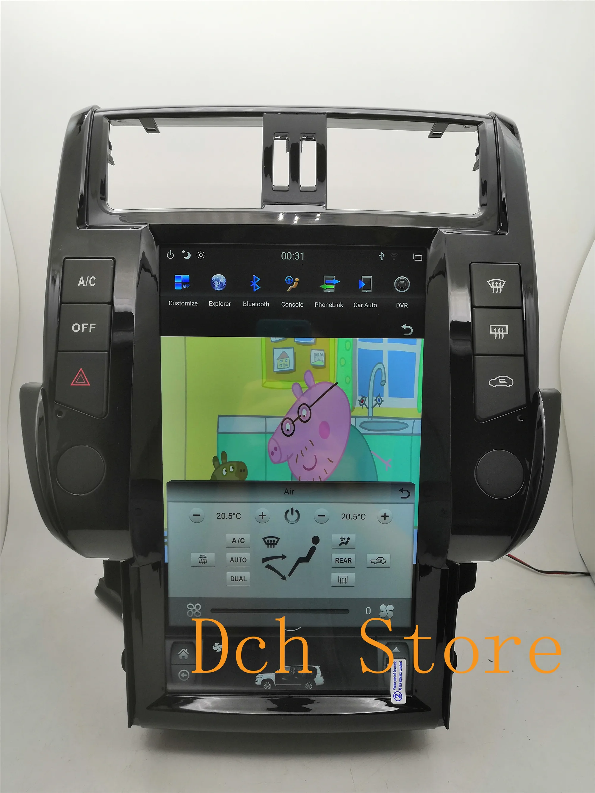 13 6 ''вертикальный автомобильный DVD плеер в стиле tesla Android 9 0 GPS навигация для Toyota