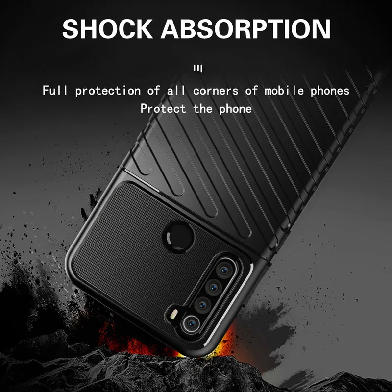 Защитный чехол для Redmi Note 8T 8 t противоударный чехол-бампер высококачественный