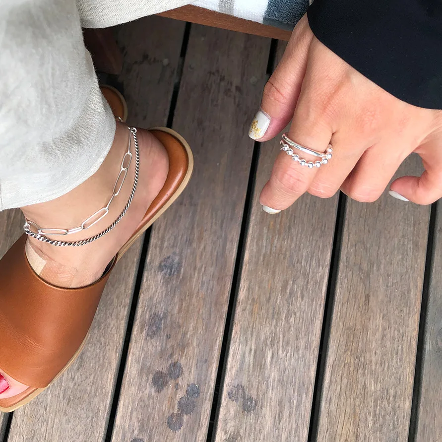 Оригинальные женские кольца из стерлингового серебра 100% пробы свадебные