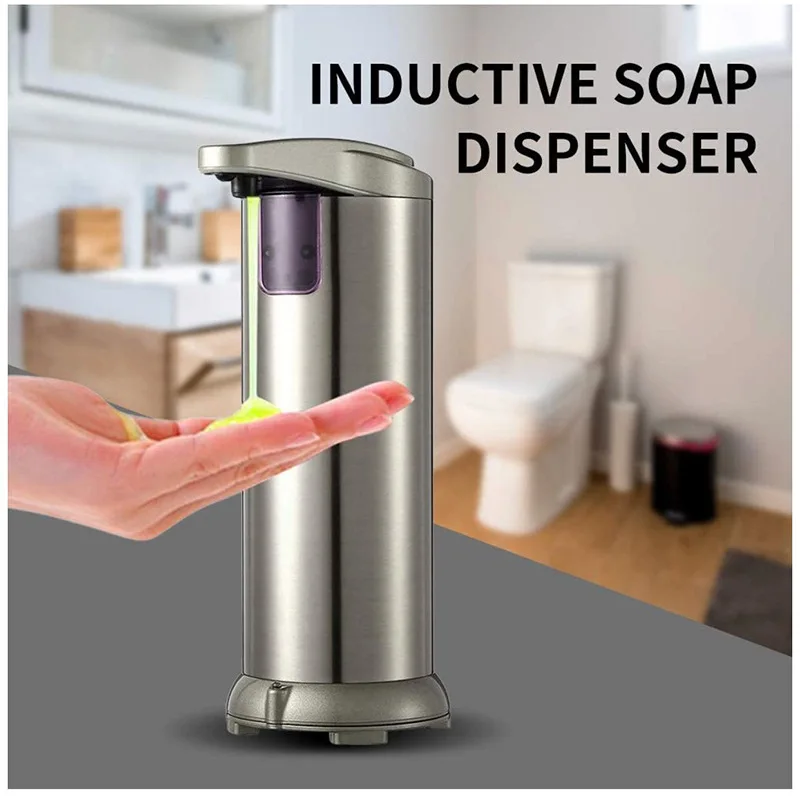 Автоматический дозатор пенного мыла Бесконтактный жидкого из нержавеющей стали