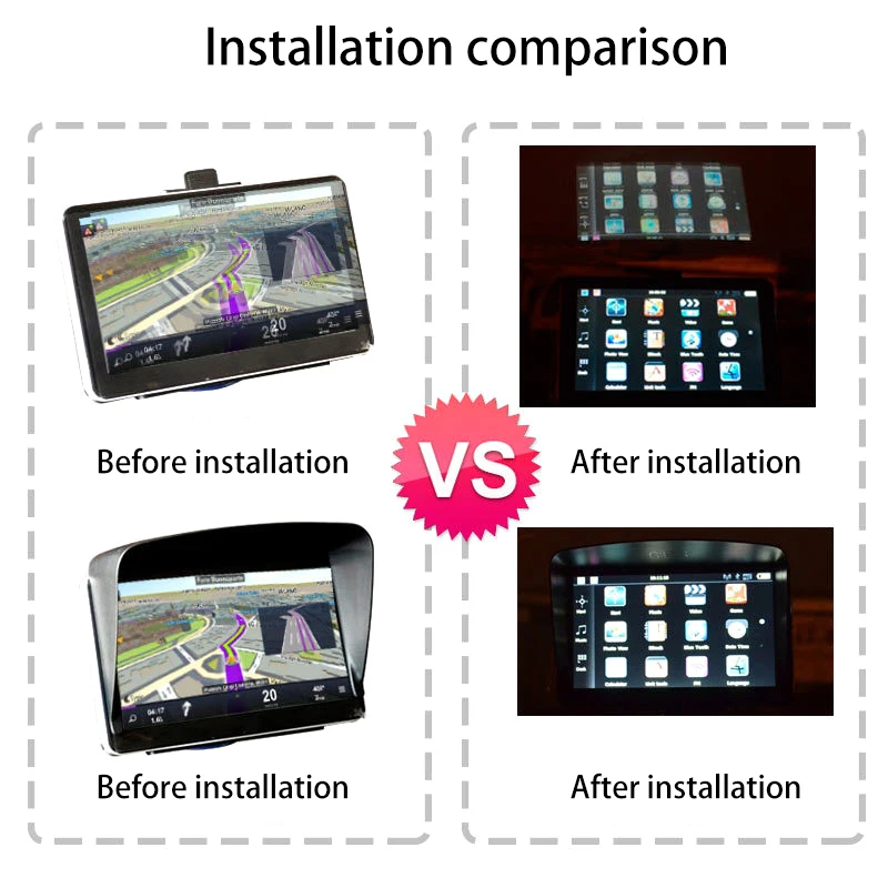 Автомобильный GPS-навигатор CSL88 прочный козырек от солнца для Garmin Nuvi 5 дюймов |