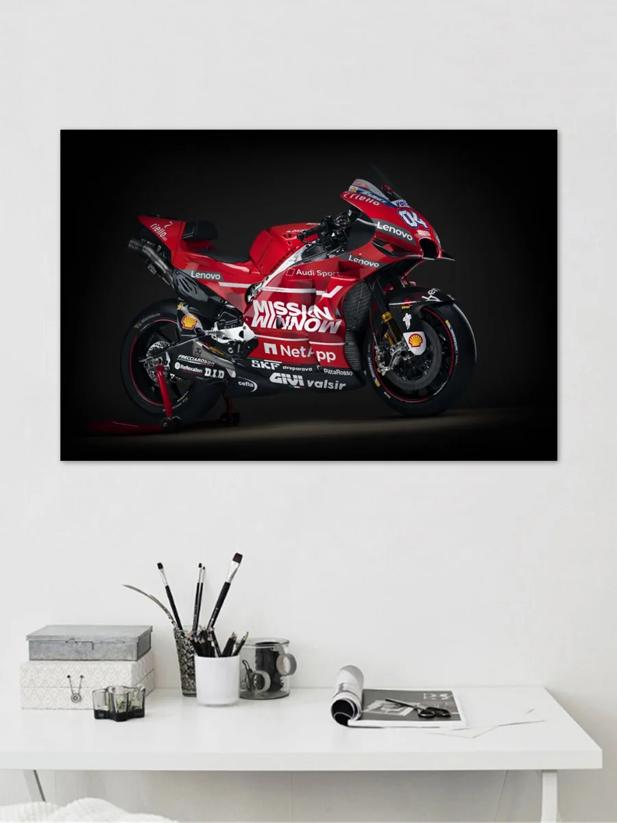 Супер велосипед мотоцикл 2019 гоночный автомобиль Художественная ткань искусство