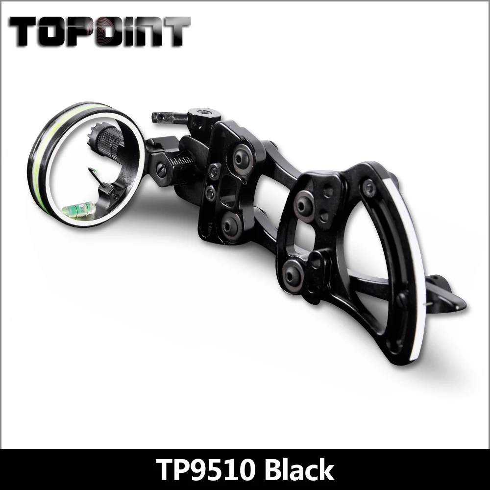 

Bow Sight 5-Pin .019" Fine-Tuning, Bow And Arrow Sight Is Suitable For Compound Bow Camouflage, Camouflage And Black Hunting