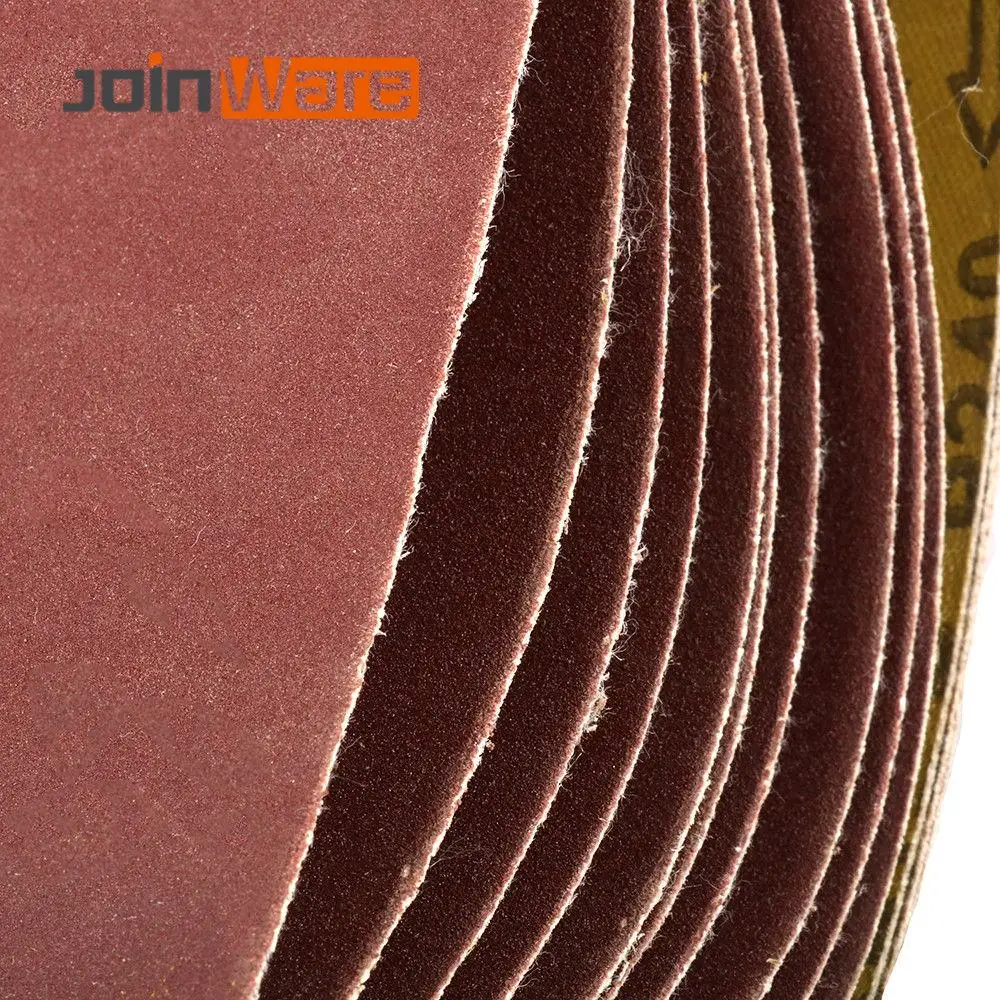 

10Pcs Sanding Belts 533x75mm Grinding Polishing Aluminum Oxide Sander Belts for Woodwork 150#