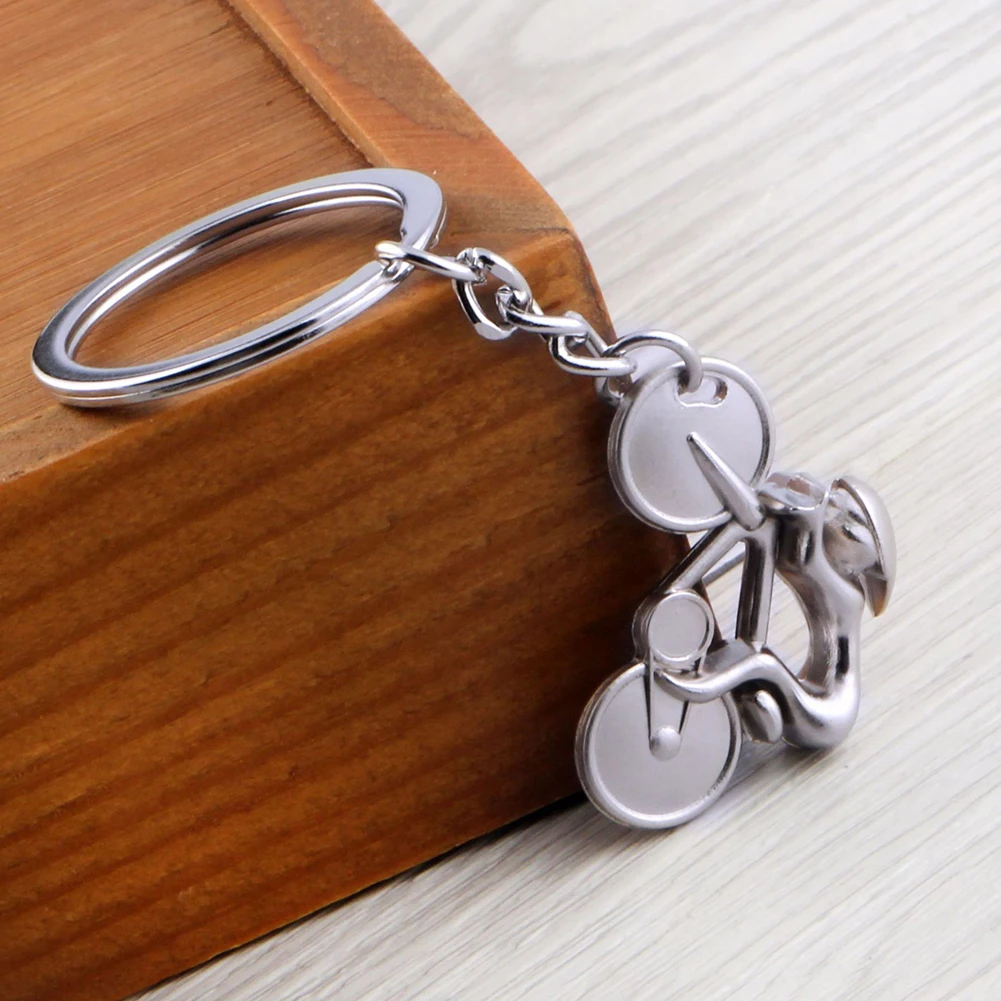 Металлический спортивный мужской дорожный велосипедный брелок в виде фигуры