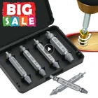 Набор сверл для извлечения поврежденных болтов сверло для извлечения, 6 шт.