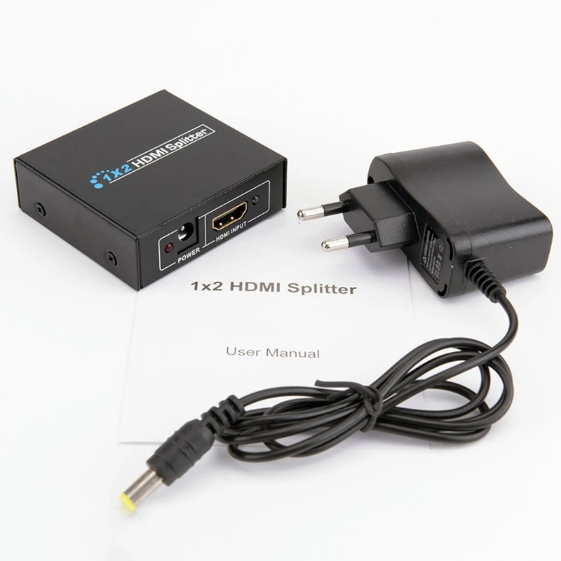 IG HDMI сплиттер 1X2 1080P HD видео с экраном Поддержка 3D HDMI1X2 Switcher для HDTV STB DVD и проектора