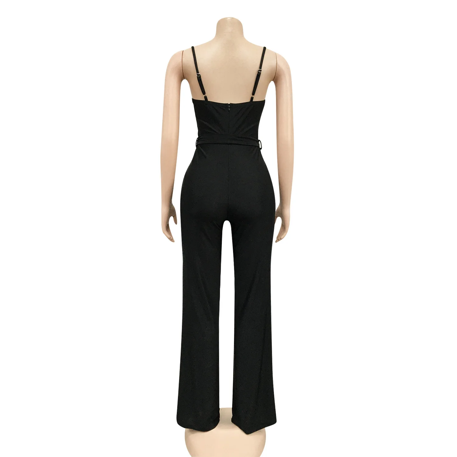 

Jumpsuit Women Elegance Spaghetti Strap Sleeveless Straight Rompers One Piece Outfits Sexy Club Party Clothes 2020