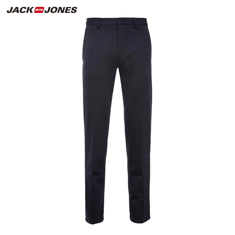 JackJones мужские Базовые деловые смарт повседневные облегающие брюки 219314563|Узкие