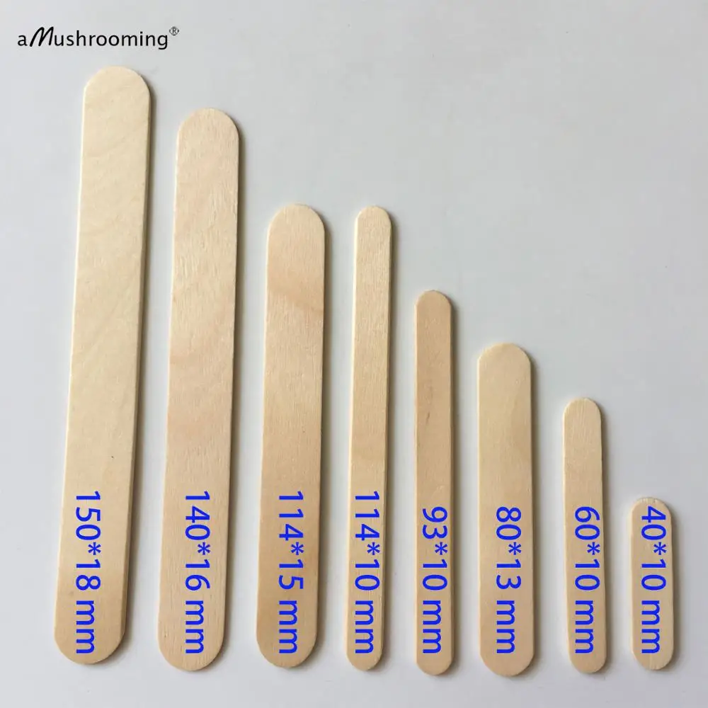 

1000pcs Popsicle Sticks Icecream Sticks Wooden Stirrers Spatula cake sticks tongue depressor body care cake shop craft project