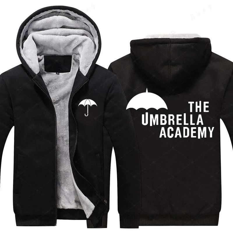 

Free Shipping New USA Size Men Hoody The Umbrella Academy Zipper Thicken Fleece Hoodies Coat Clothing Costom Made Jacket