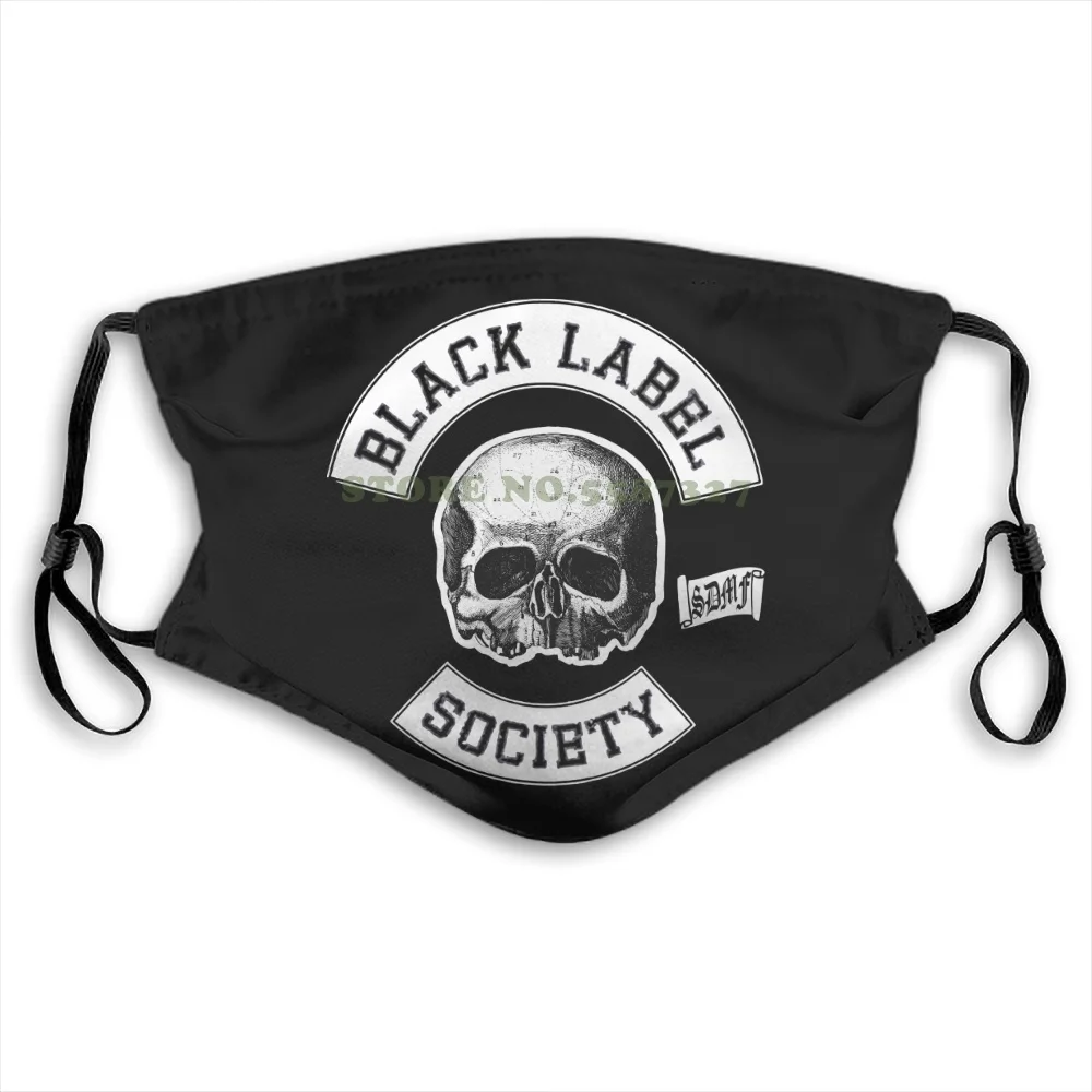 Черная этикетка общества Zakk Wylde Est 1998 унисекс Официальные Детские маски для лица