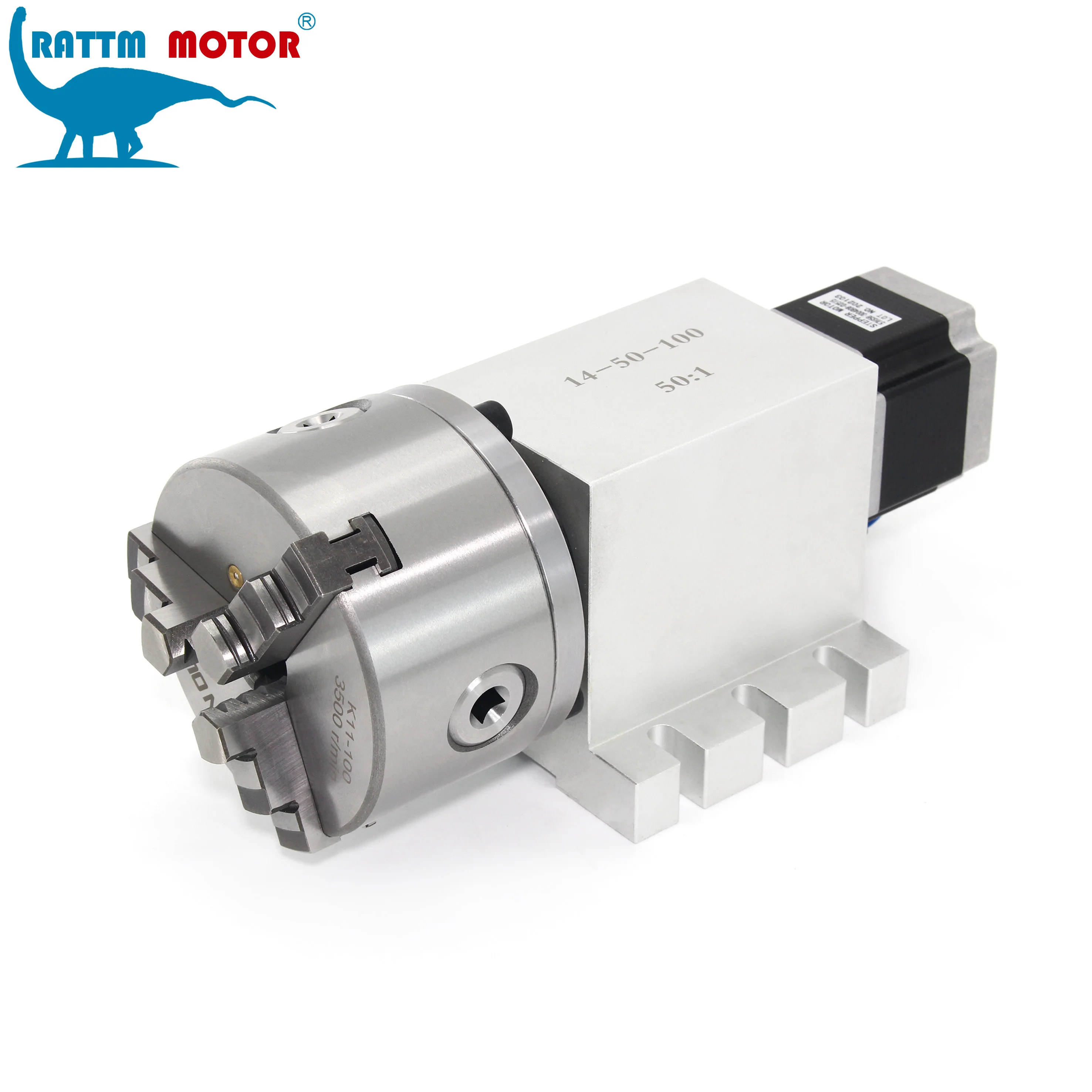 ЕС бесплатная НДС 4th ось вращения Беспрерывное гармонический редуктор 3 челюсти