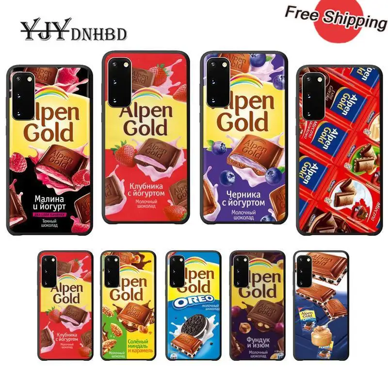 YJYDNHBD Alpen Золотой Мягкий ТПУ черный чехол для Samsung galaxy A01 A10 A31 A51 A71 A91 A10S A30S m20