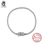 Ювелирные изделия ORSA JEWELS 925, женское роскошное украшение в стиле хип-хоп с фианитами класса AAAA, ювелирные изделия, Подарок на годовщину SB61