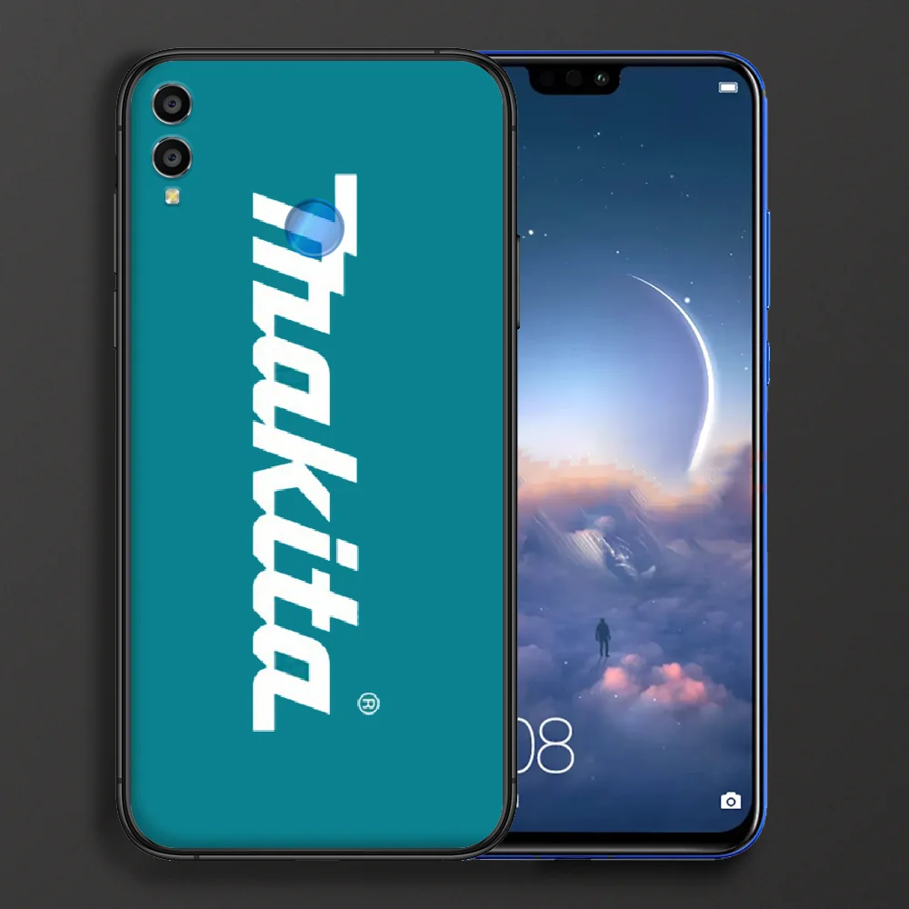 

makita Phone case For Huawei Honor 6A 7A 7C 8 8A 8X 9 9X 10 10i 20 Lite Pro Play black shell soft hoesjes silicone waterproof
