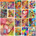 Набор для алмазной живописи, 5D сделай сам на молнии с квадратнымикруглыми стразами