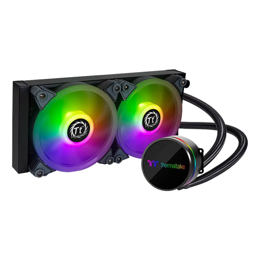 

ARGB Light CPU Cooler 4Pin PWM 12V PC Water Cooling Fan Radiator Computer Host Fan Desktop for Thermaltake