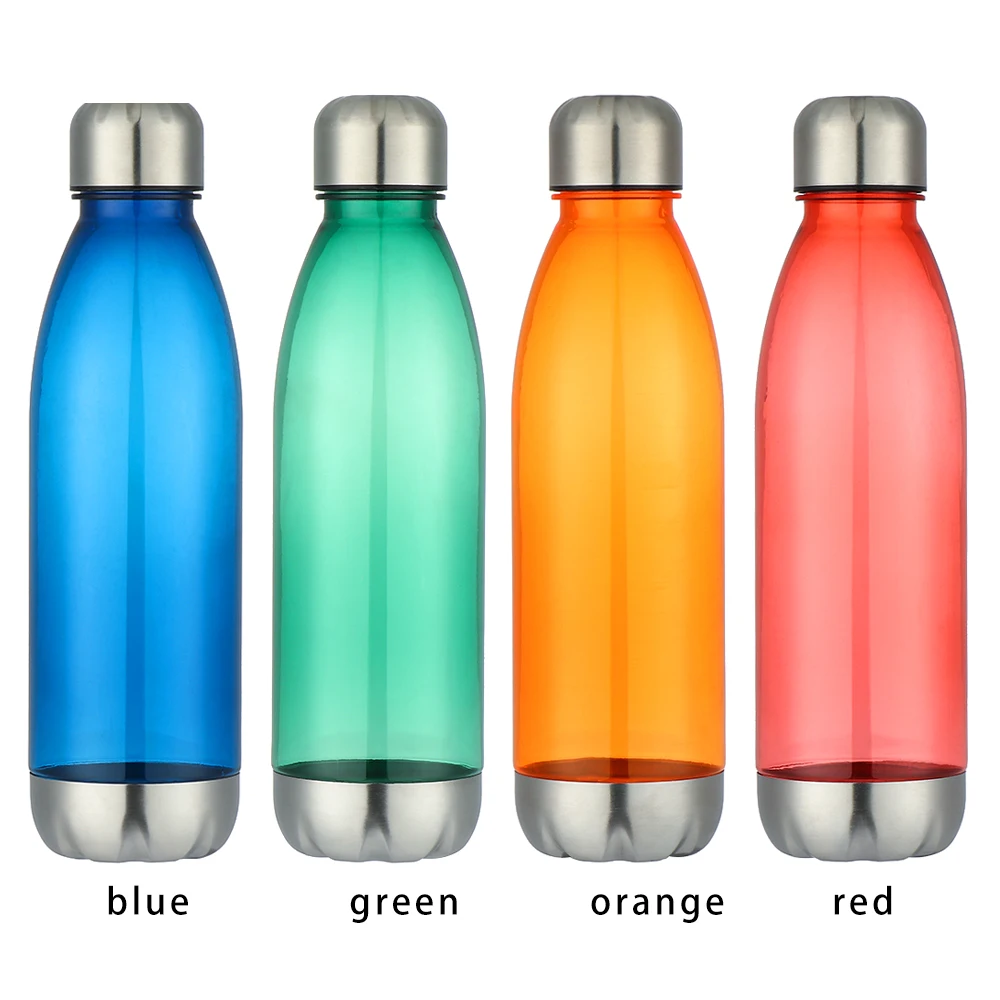 750ml Transparent PS Sports Water Bottle Coke Shape Drinking Canteen Clear BPA Free Gym Outdoor Sport Cup Drink Accessory | Спорт и