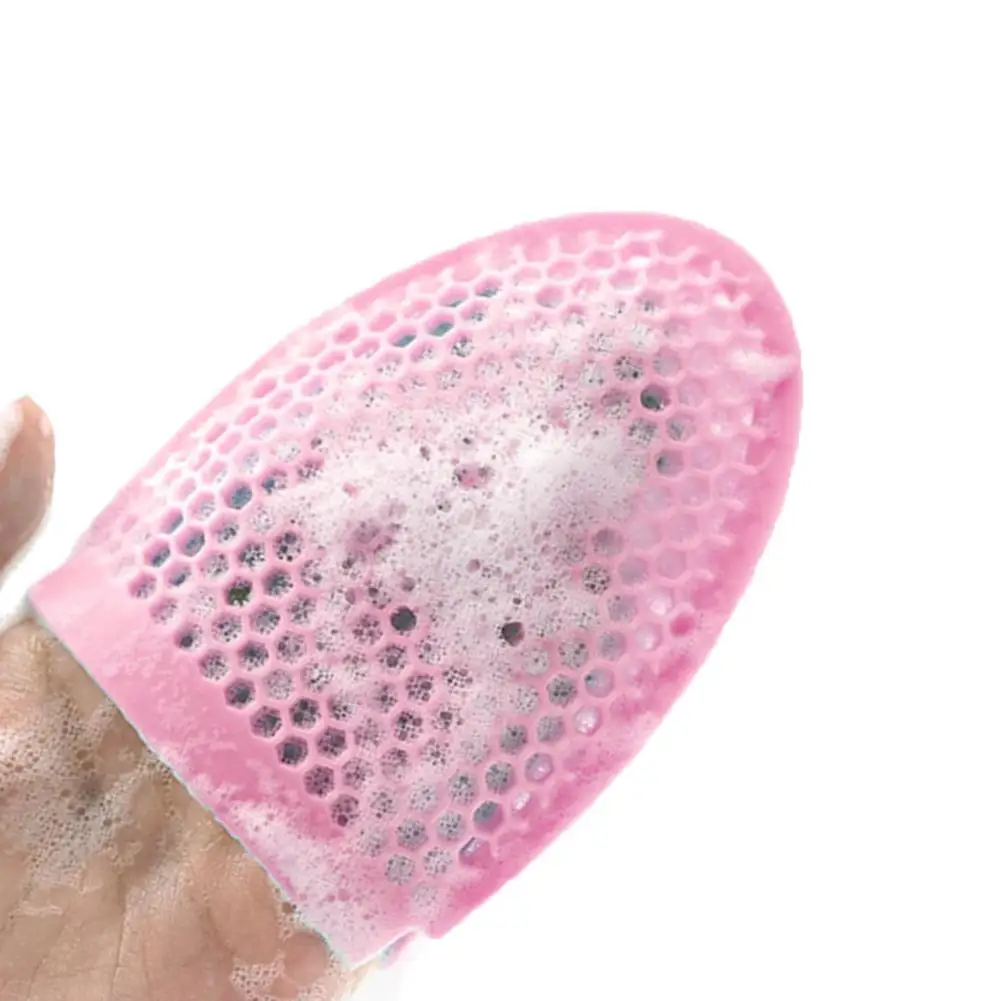 Силиконовая Подушечка Для лица скрубберы отшелушивающая кисть Очищающая щетка