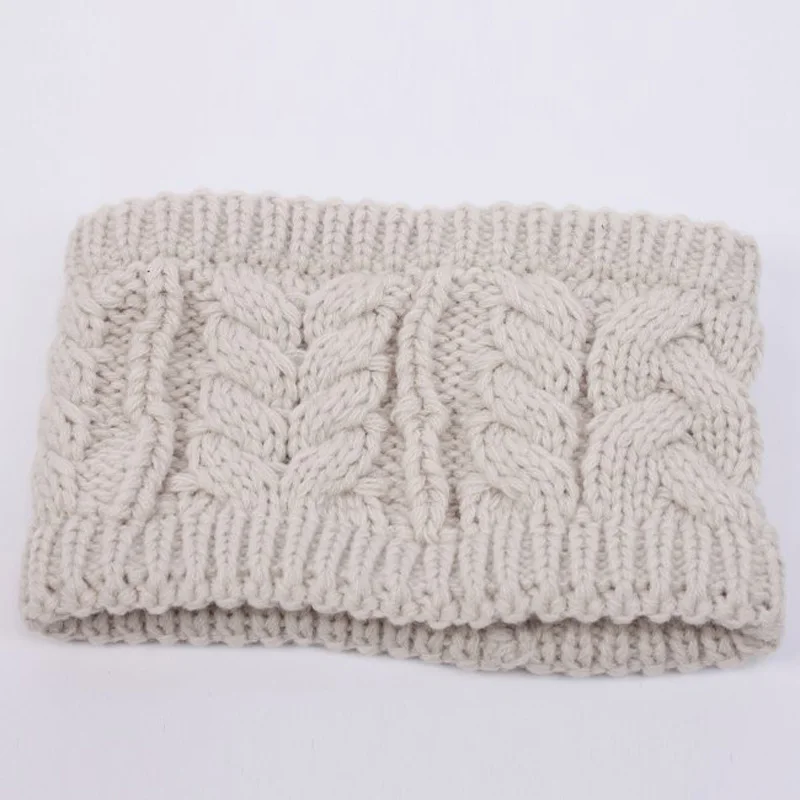 Женские вязанные вязаные повязки на голову женские зимние модные аксессуары для