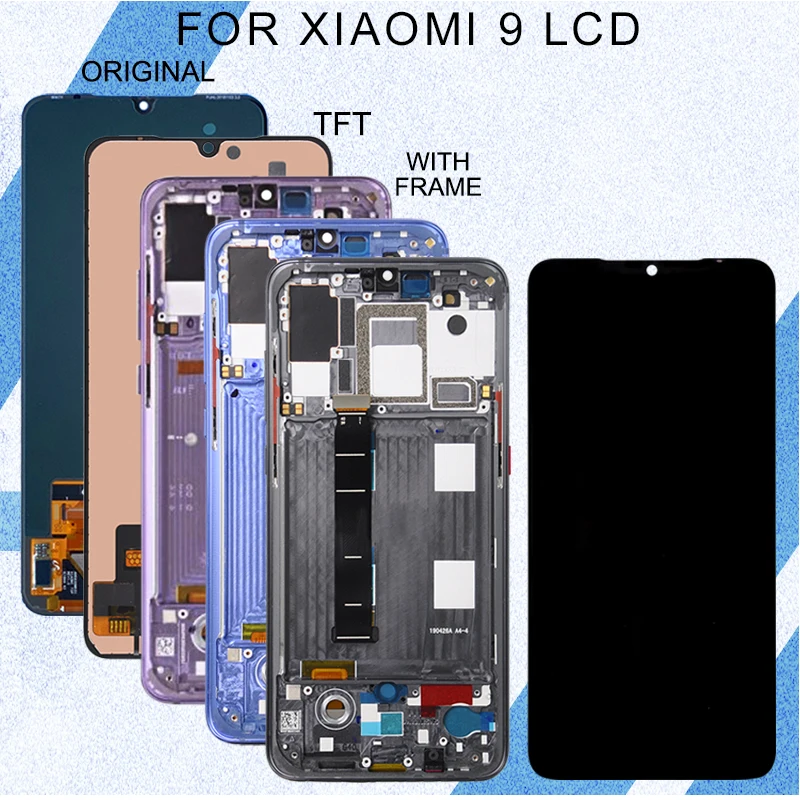 Catteny 1 шт. 6 39 дюймов для Xiaomi 9 ЖК дисплей с сенсорной панелью стеклянный экран