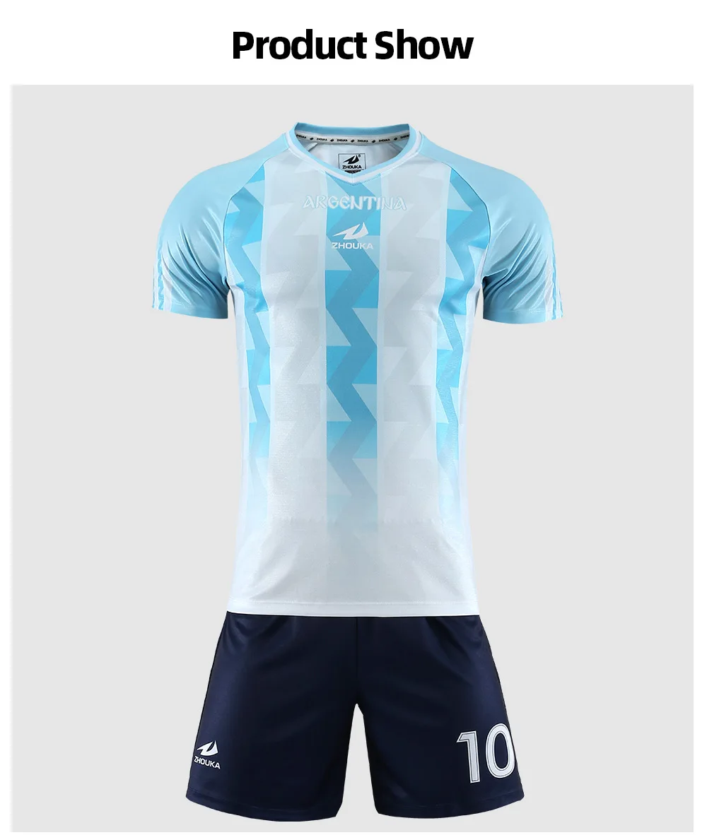 Мужской синий спортивный костюм футбольные майки Camiseta Futbol командная спортивная одежда на заказ футбольные футболки сублимированные ваши собственные футбольные футболки