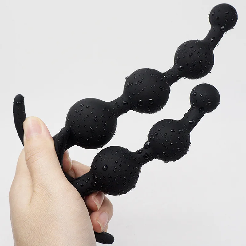 Анальная пробка близко прилегающая Массажная бусина для простаты Одиночная