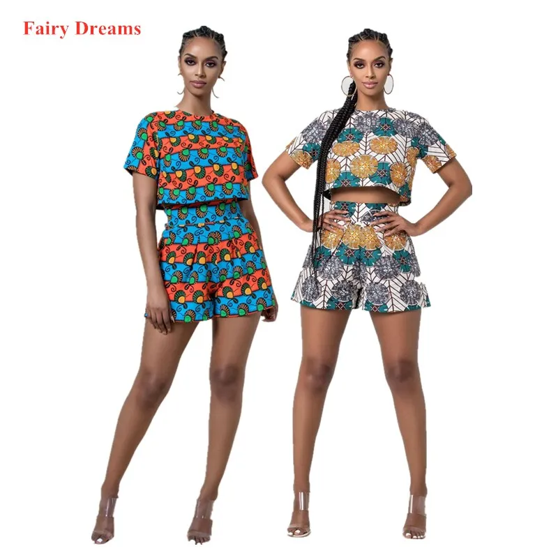 Комплект из двух предметов для женщин традиционная африканская одежда