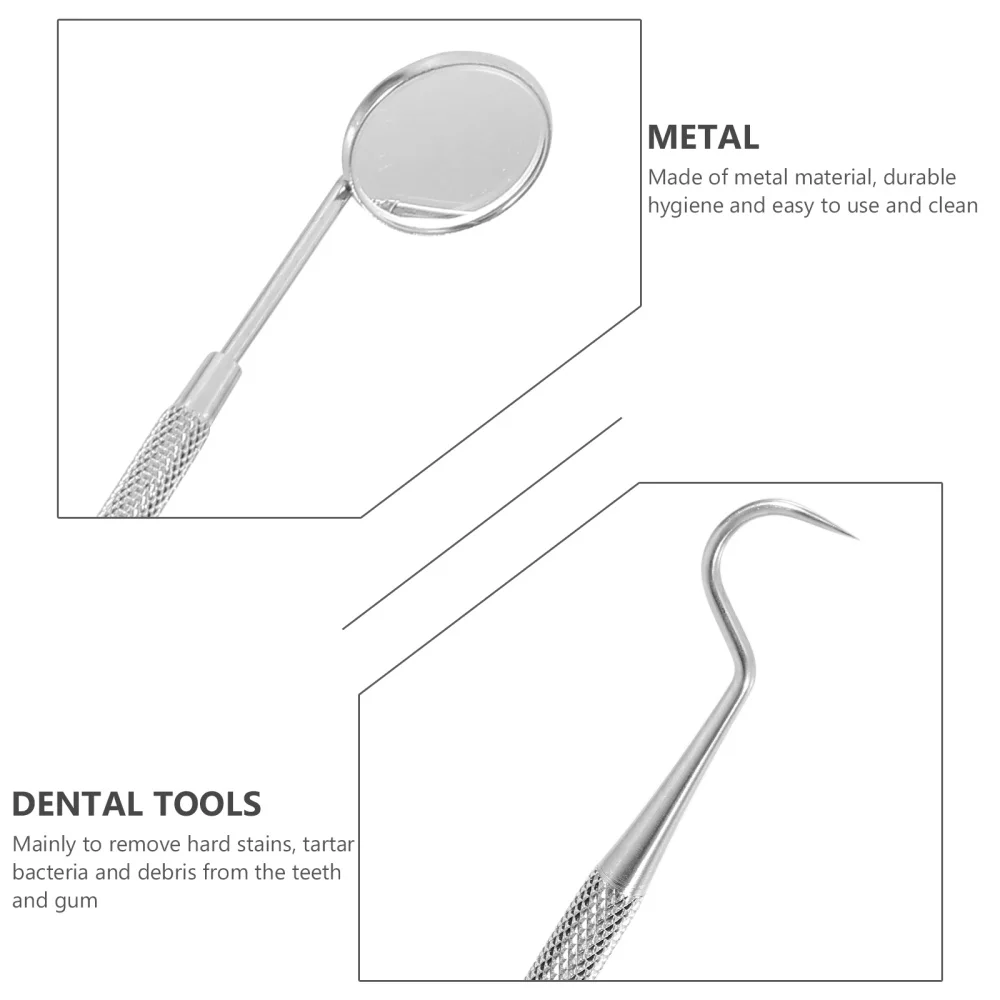 

6pcs Professional Hygiene Kit Calculus Plaque Remover with Storage Box