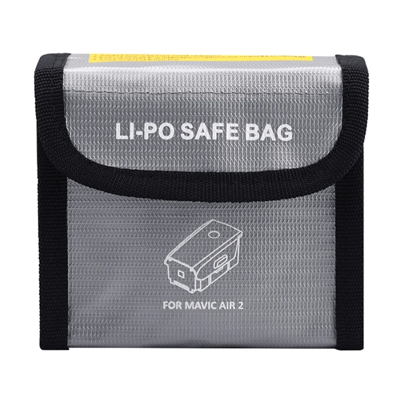 Двухсетевая LiPo безопасная Взрывозащищенная защитная сумка для DJI Mavic Air 2 Drone