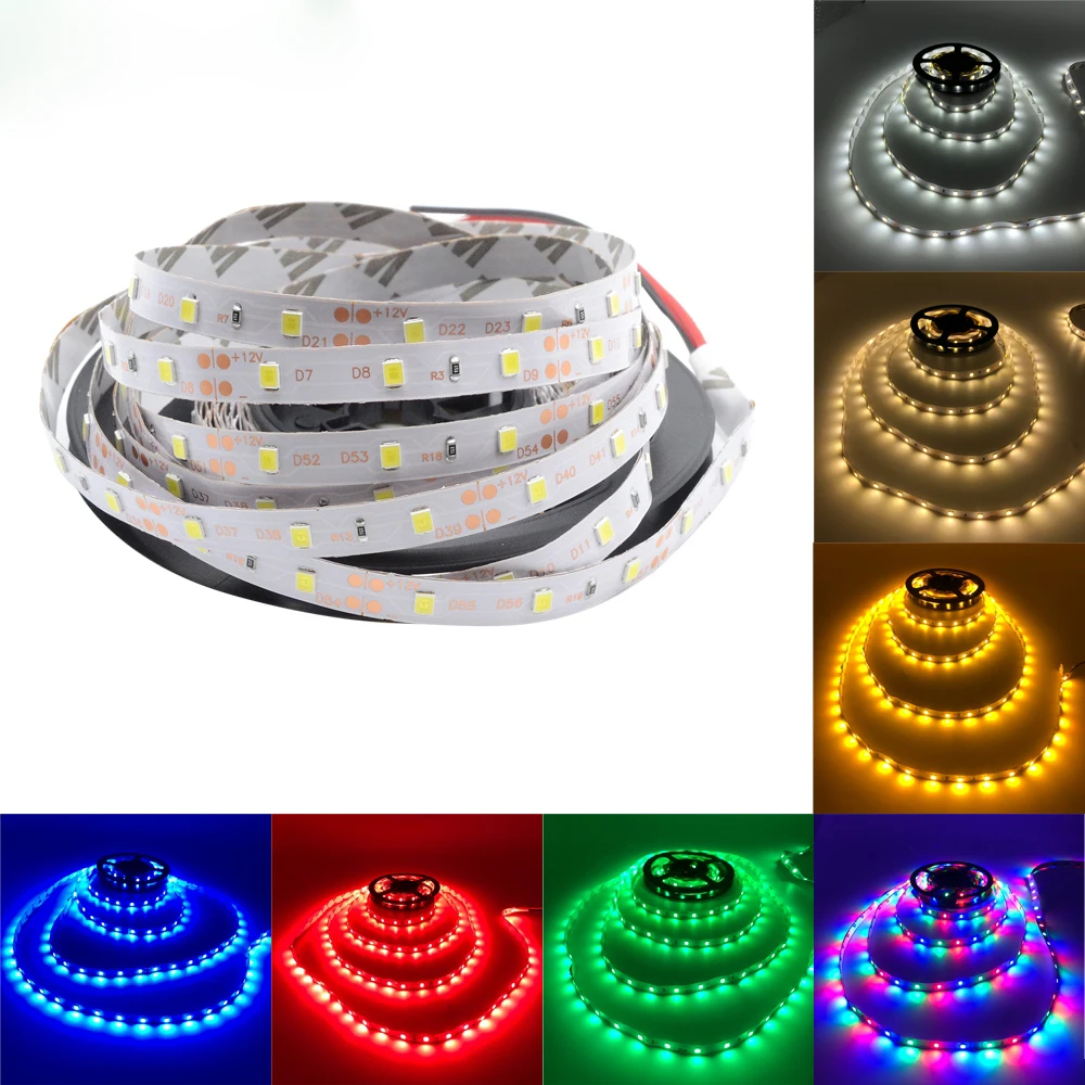 10 м SMD 2835 5730 5050 водостойкая RGB Светодиодная лента гибкая светодиодная для