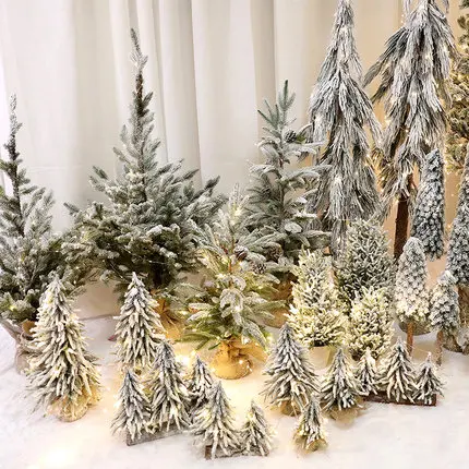 

Christmas 1.5m PE simulation cedar 60cm 0.9m 1.2m plus snow falling snow flocking tree decorations
