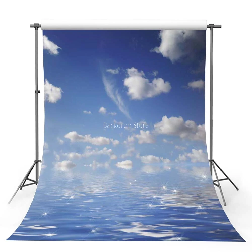 Avezano фотографии Фоны летнее голубое небо облака морские фоны для фотостудии фон