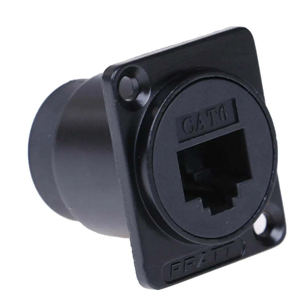 RJ45 D type модуль гнездо женский сигнальный разъем Cat6 панель Ethernet расширение
