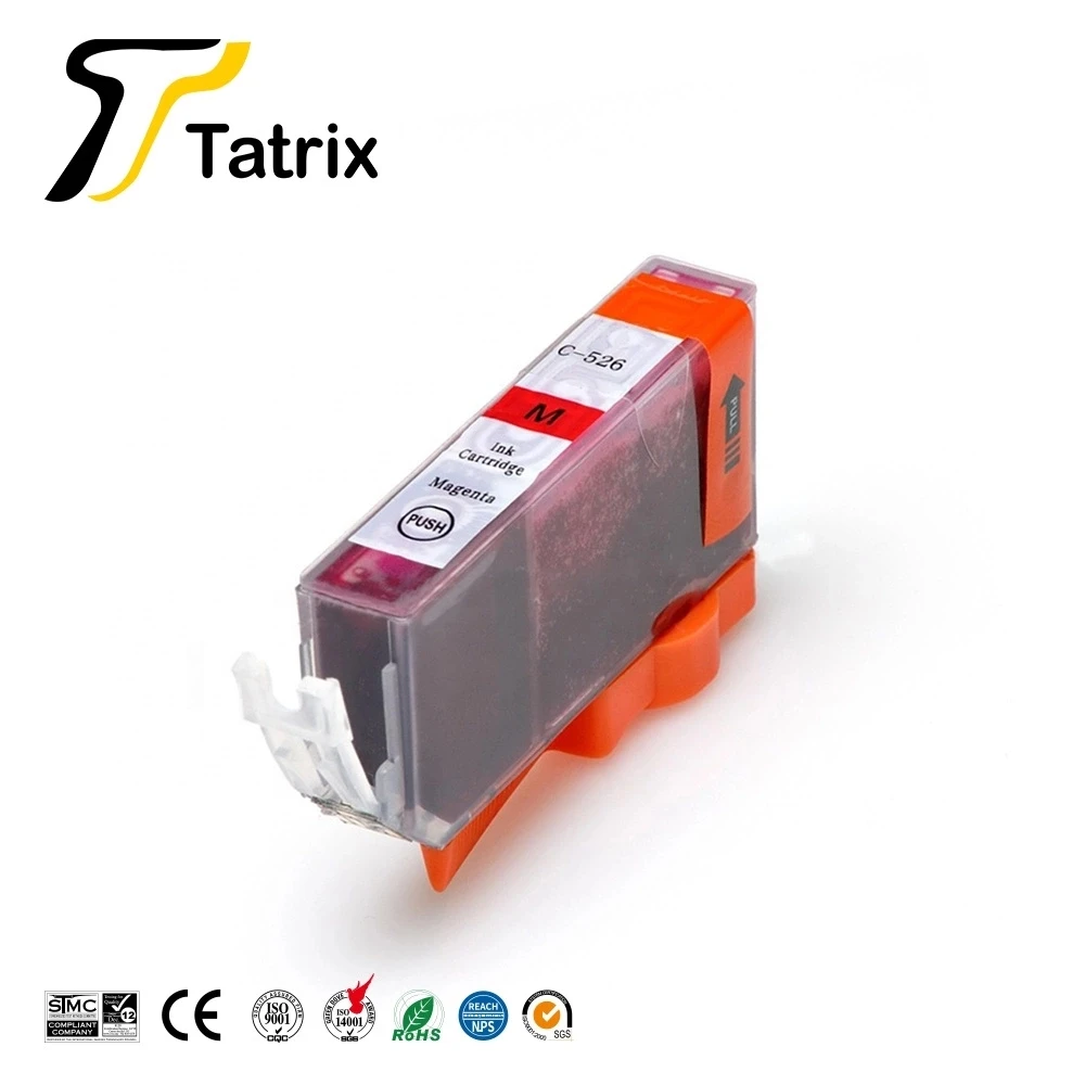 Черные совместимые чернильные картриджи Tatrix 3 Φ PGI525 pgi 525 для принтера Canon IP4850 IX6550