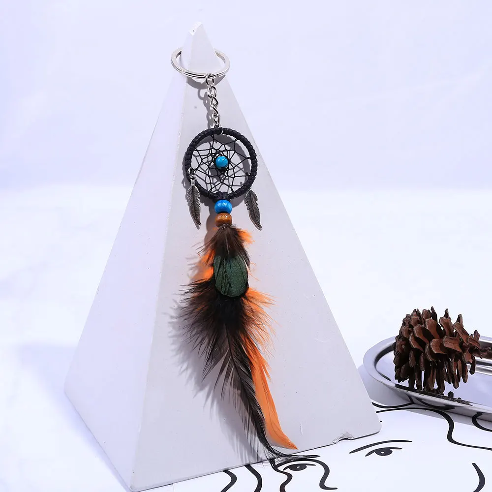 

Брелок для ключей yuertiFeather, белый автомобильный брелок для ключей для девочек