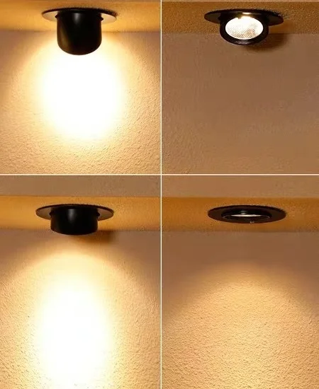 Слон багажник Светодиодный точечный светильник встроенный потолочный на базе cob