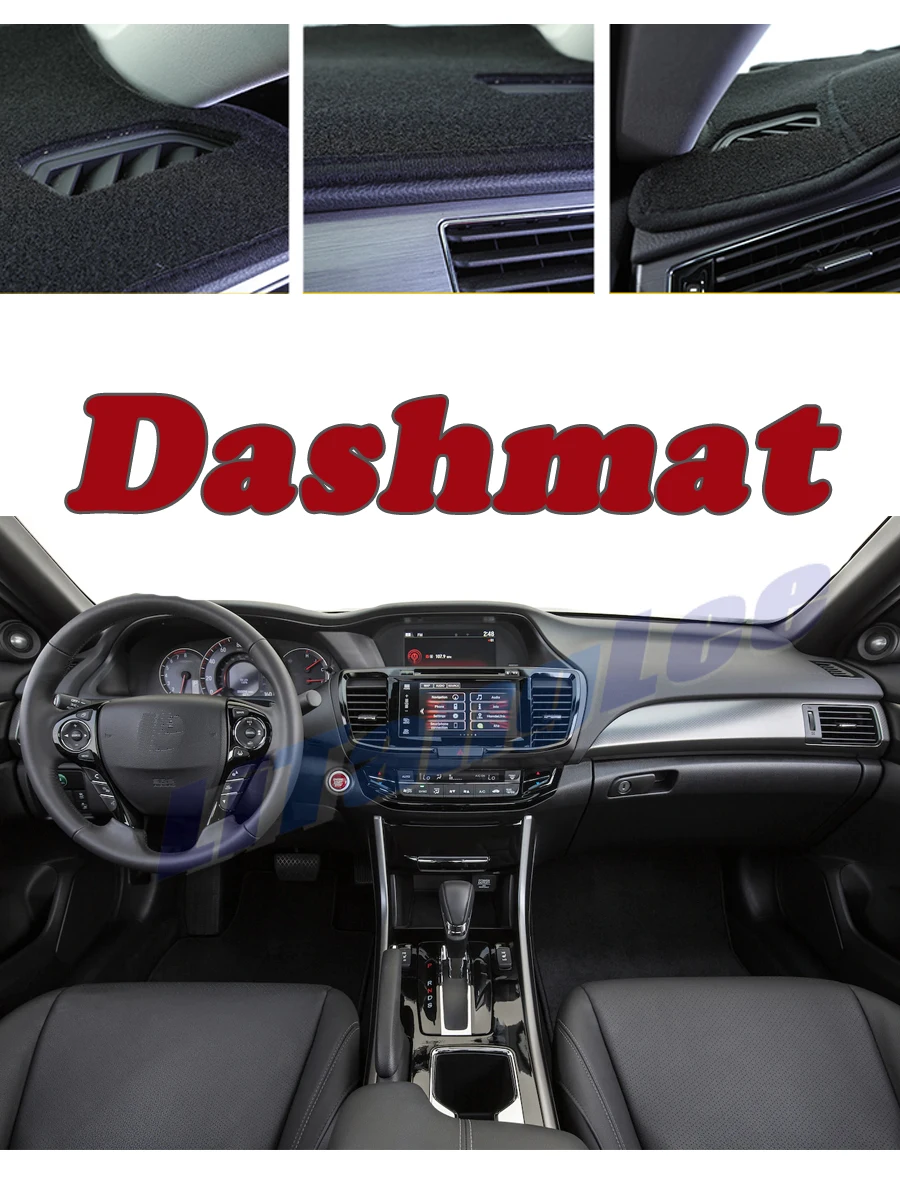 

Car DashMat Cover Sun Protection Carpet Anti Slide Pad For HONDA Accord 9 CR CT 2013~2019 Insulated Dash Mat
