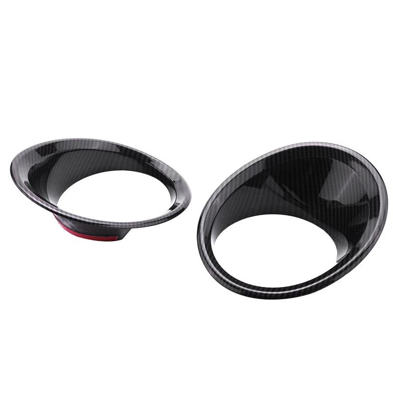 

2Pcs Carbon fiber pattern Front Fog Light Lamp Cover Trim Car Accessories For Bmw X1 F48 2016-2018 Accessories
