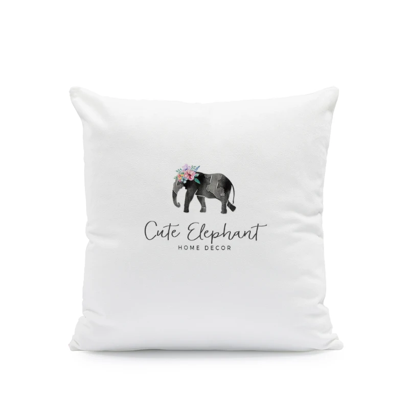 Простая и красивая наволочка с рисунком единорога квадратная подушка украшение