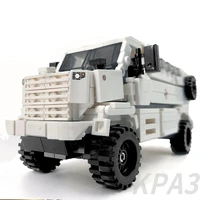 newest xingbao 06804 russian military army series 377pcs kpa3 truck building blocks moc bricks armored vehicle model kits set
