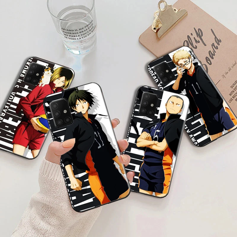 

Haikyuu Volleyball boy Anime Phone Case For Samsung Galaxy A11 A21S A31 A32 4G A41 A42 4G 5G A51 A71 5G hinata syouyou Soft TPU