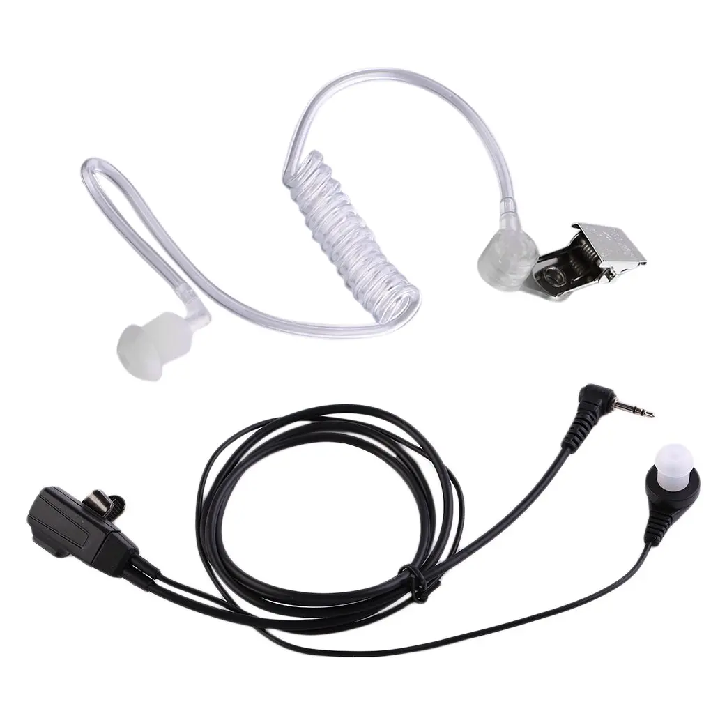 1 контактный скрытый акустический трубчатый наушник гарнитура для Motorola Talkabout 2