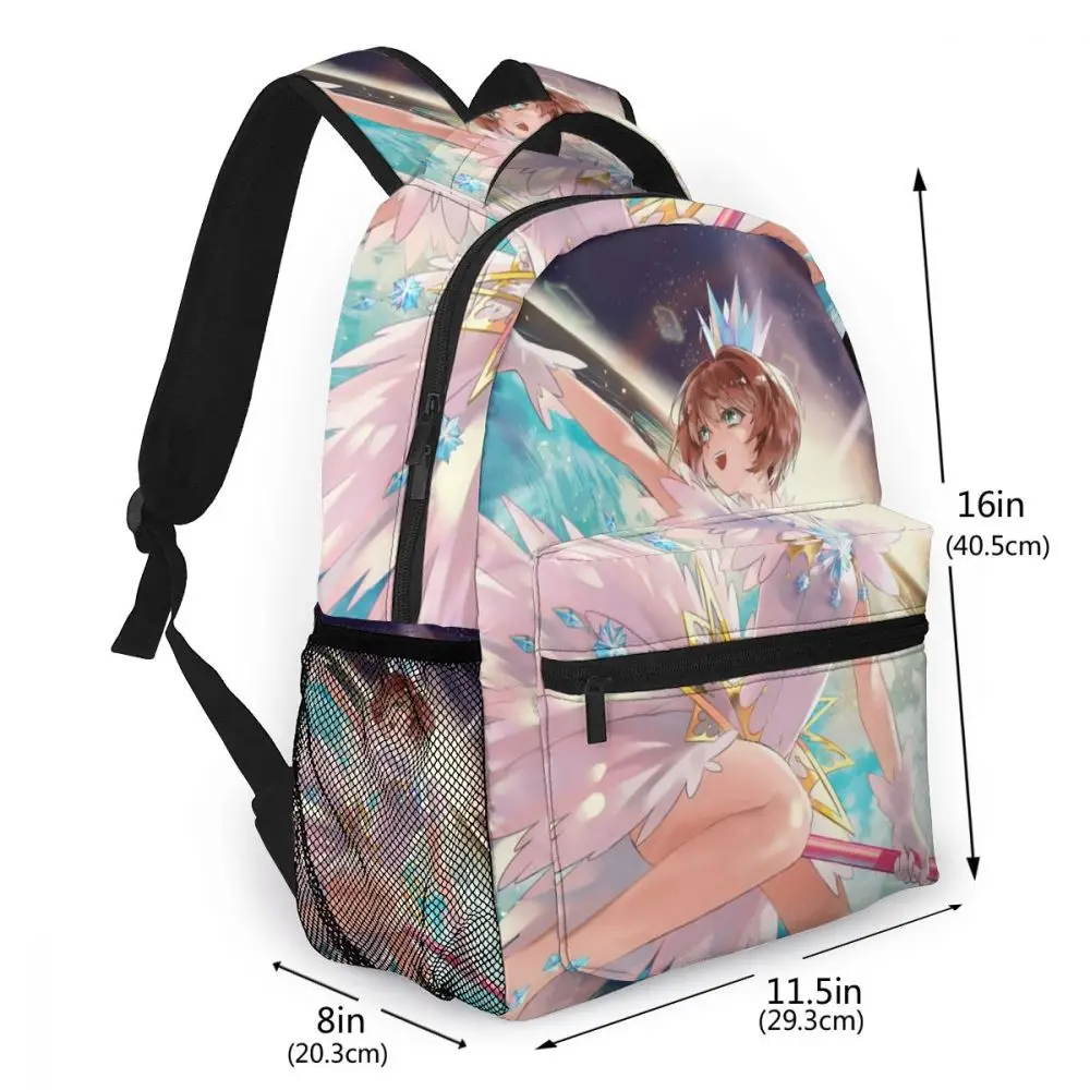 Cardcaptor Sakura рюкзак Сакура для девочки мальчики путешествия RucksackBackpacks подростков
