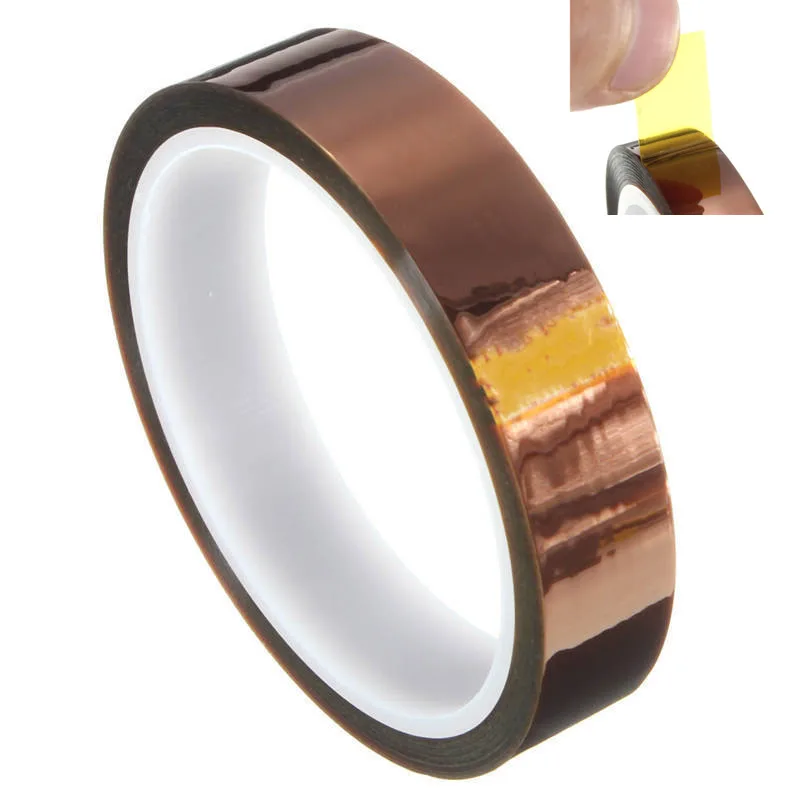 33м высокое Температура термостойкие Полиимид 3/5/8/10 мм односторонняя клейкая