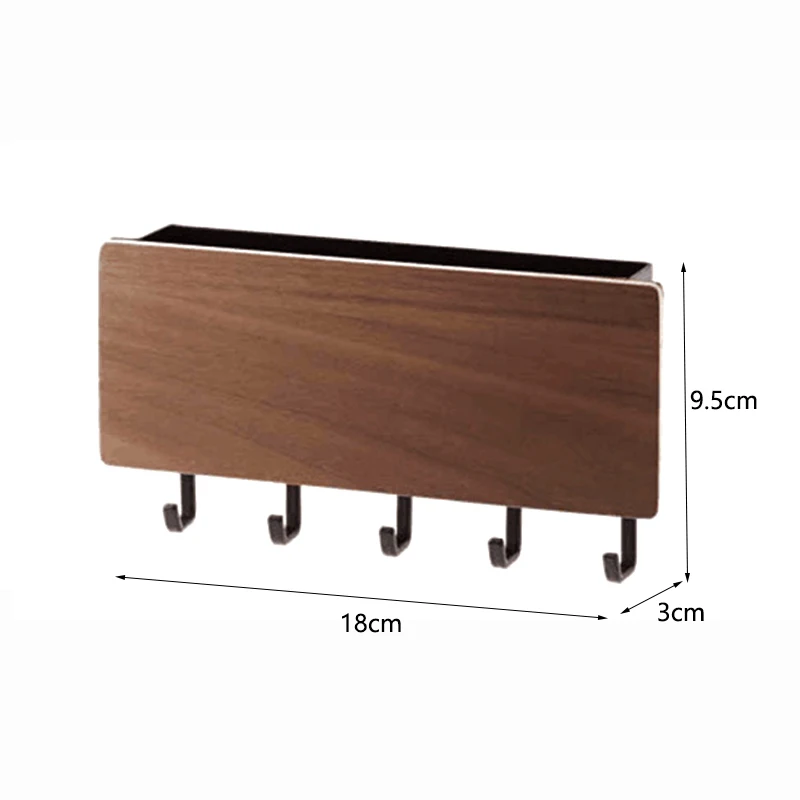 

Key Hanger Wall Hooks Storage Rack Holder Decorative Simple Small Space Saving Easy Install Home Vintage Wooden Door Back